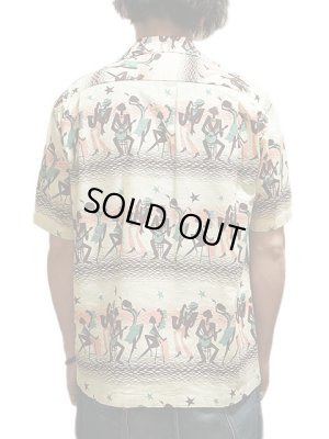 画像2: 【 SUN SURF by Masked Marvel（サンサーフ マスクドマーベル） 】　半袖アロハシャツ　S/S HAWAIIAN SHIRT　[ NIGHT IN HARLEM ]