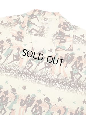 画像3: 【 SUN SURF by Masked Marvel（サンサーフ マスクドマーベル） 】　半袖アロハシャツ　S/S HAWAIIAN SHIRT　[ NIGHT IN HARLEM ]