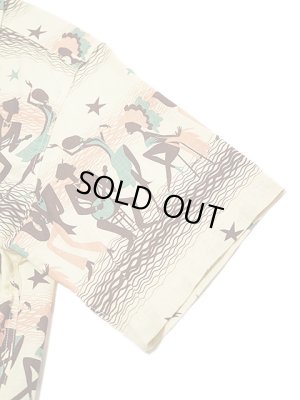 画像5: 【 SUN SURF by Masked Marvel（サンサーフ マスクドマーベル） 】　半袖アロハシャツ　S/S HAWAIIAN SHIRT　[ NIGHT IN HARLEM ]