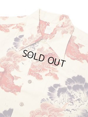 画像3: 【 SUN SURF SPECIAL EDITION（サンサーフスペシャルエディション） 】　半袖アロハシャツ　[ KARAJISHI BOTAN ]　【 唐獅子牡丹（からじしぼたん） 】