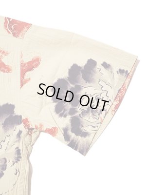 画像6: 【 SUN SURF SPECIAL EDITION（サンサーフスペシャルエディション） 】　半袖アロハシャツ　[ KARAJISHI BOTAN ]　【 唐獅子牡丹（からじしぼたん） 】