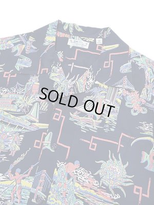 画像3: 【 SUN SURF（サンサーフ） 】　半袖アロハシャツ　S/S HAWAIIAN SHIRT　[ UNITED AIRLINE ]