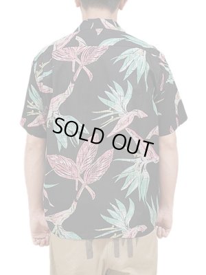 画像2: 【 SUN SURF（サンサーフ） 】　コットンリネンアロハシャツ　S/S HAWAIIAN SHIRT　[ BIRD OF PARADISE ]