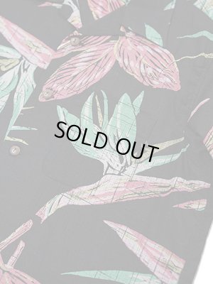 画像4: 【 SUN SURF（サンサーフ） 】　コットンリネンアロハシャツ　S/S HAWAIIAN SHIRT　[ BIRD OF PARADISE ]