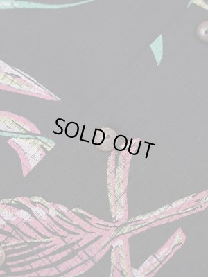 画像7: 【 SUN SURF（サンサーフ） 】　コットンリネンアロハシャツ　S/S HAWAIIAN SHIRT　[ BIRD OF PARADISE ]