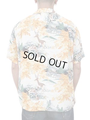 画像2: 【 SUN SURF（サンサーフ） 】　半袖アロハシャツ　S/S HAWAIIAN SHIRT　[ DEER ]　[ YELLOW ]