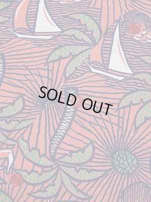 画像7: 【 SUN SURF（サンサーフ） 】 半袖アロハシャツ S/S HAWAIIAN SHIRT [ PALM BREEZING UP ] [ RED ]