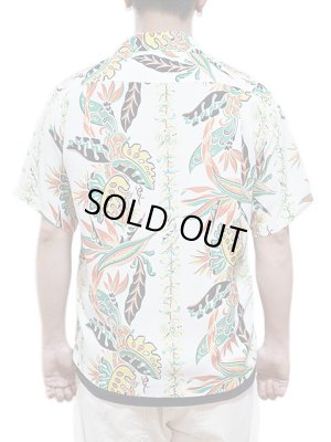 画像2: 【 SUN SURF（サンサーフ） 】 半袖アロハシャツ S/S HAWAIIAN SHIRT [ BIRD OF PARADISE & MONSTERA ] [ OFF WHITE ]