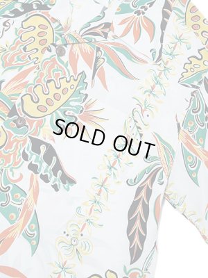 画像4: 【 SUN SURF（サンサーフ） 】 半袖アロハシャツ S/S HAWAIIAN SHIRT [ BIRD OF PARADISE & MONSTERA ] [ OFF WHITE ]