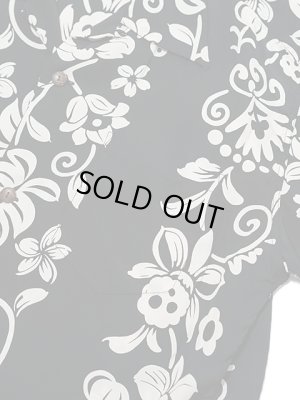 画像4: 【 SUN SURF（サンサーフ） 】 半袖アロハシャツ S/S HAWAIIAN SHIRT [ HAWAIIAN SKULL BORDER ] [ BLACK ]