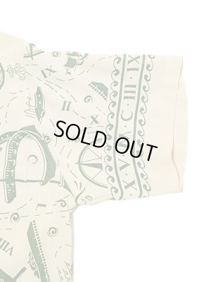 画像5: 【 SUN SURF（サンサーフ） 】 半袖アロハシャツ S/S HAWAIIAN SHIRT [ NAVIGATION OF THE SEA ] [ BEIGE ]