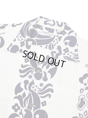 画像3: 【 SUN SURF（サンサーフ） 】 半袖アロハシャツ S/S HAWAIIAN SHIRT [ TAHITIAN PRINT ] [ OFF WHITE ]