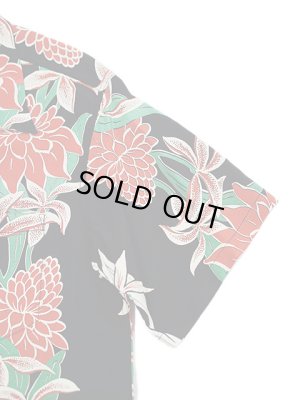 画像5: 【 SUN SURF（サンサーフ） 】 半袖アロハシャツ S/S HAWAIIAN SHIRT [ BLOOMS OF TORCH FLOWER ] [ BLACK ]