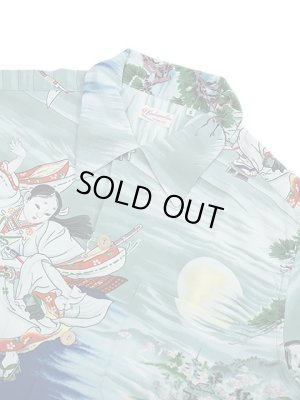 画像3: 【 SUN SURF SPECIAL EDITION（サンサーフスペシャルエディション） 】　半袖アロハシャツ　[ USHIWAKAMARU FIGHTING BENKEI ]　【 KAIKAMAHINE 】