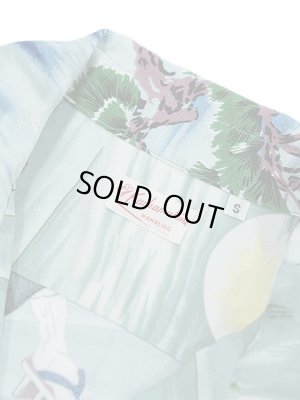 画像8: 【 SUN SURF SPECIAL EDITION（サンサーフスペシャルエディション） 】　半袖アロハシャツ　[ USHIWAKAMARU FIGHTING BENKEI ]　【 KAIKAMAHINE 】