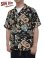 画像1: 【 SUN SURF（サンサーフ） 】　半袖アロハシャツ　S/S HAWAIIAN SHIRT　[ MOEUHANE -DREAM CASTLE- ]　[ BLACK ] (1)