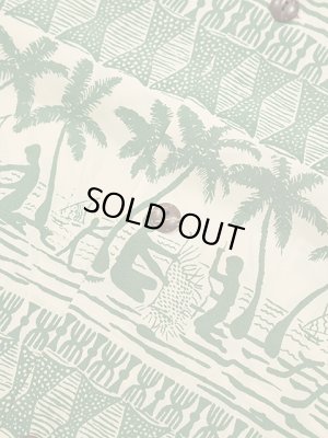 画像7: 【 SUN SURF（サンサーフ） 】　半袖アロハシャツ　S/S HAWAIIAN SHIRT　[ ISLAND CLASSIC BORDER ]　[ BEIGE ]