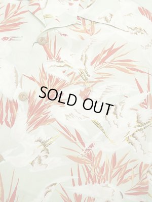 画像4: 【 SUN SURF（サンサーフ） 】　半袖アロハシャツ　S/S HAWAIIAN SHIRT　[ WHITE EGRET ]　[ GRAY ]