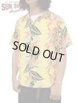 【 SUN SURF（サンサーフ） 】　半袖アロハシャツ　S/S HAWAIIAN SHIRT　[ BIRD OF PARADISE ]　[ YELLOW ]