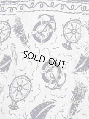 画像6: 【 SUN SURF（サンサーフ） 】　半袖アロハシャツ　S/S HAWAIIAN SHIRT　[ ALL ABOARD ]　[ OFF WHITE ]