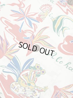 画像7: 【 SUN SURF（サンサーフ） 】　半袖アロハシャツ　S/S HAWAIIAN SHIRT　[ HAWAIIAN HULA ]　[ OFF WHITE ]