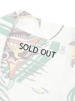 画像8: 【 SUN SURF（サンサーフ） 】　半袖アロハシャツ　S/S HAWAIIAN SHIRT　[ BUG EYED FISH ]　[ OFF WHITE ]