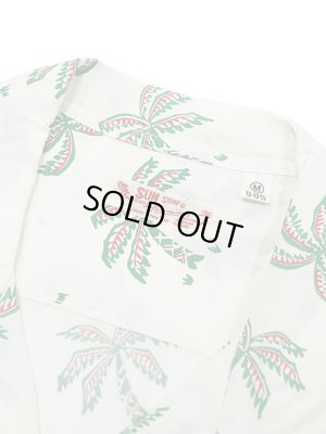画像8: 【 SUN SURF（サンサーフ） 】　半袖アロハシャツ　S/S HAWAIIAN SHIRT　[ SCATTERED PALMTREE ]　[ OFF WHITE ]