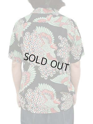 画像2: 【 SUN SURF（サンサーフ） 】　半袖アロハシャツ　S/S HAWAIIAN SHIRT　[ PEACOCK ]　[ BLACK ]