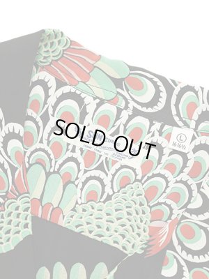 画像8: 【 SUN SURF（サンサーフ） 】　半袖アロハシャツ　S/S HAWAIIAN SHIRT　[ PEACOCK ]　[ BLACK ]