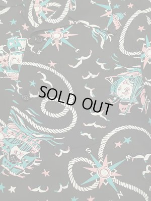 画像4: 【 SUN SURF（サンサーフ） 】　半袖アロハシャツ　S/S HAWAIIAN SHIRT　[ AGE OF DISCOVERY ]　[ BLACK ]