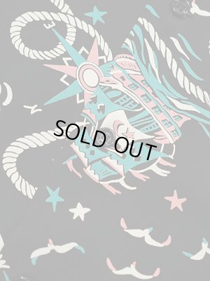 画像7: 【 SUN SURF（サンサーフ） 】　半袖アロハシャツ　S/S HAWAIIAN SHIRT　[ AGE OF DISCOVERY ]　[ BLACK ]