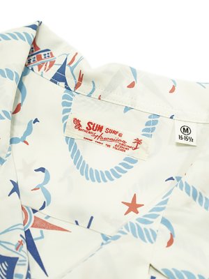 画像8: 【 SUN SURF（サンサーフ） 】　半袖アロハシャツ　S/S HAWAIIAN SHIRT　[ AGE OF DISCOVERY ]　[ OFF WHITE ]