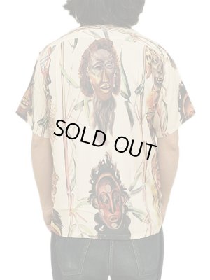 画像2: 【 SUN SURF SPECIAL EDITION（サンサーフスペシャルエディション） 】　半袖アロハシャツ　[ BATTLE MASK ]　【 NO NAME PRINTED IN KYOTO 】