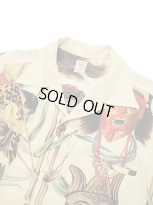 画像3: 【 SUN SURF SPECIAL EDITION（サンサーフスペシャルエディション） 】　半袖アロハシャツ　[ BATTLE MASK ]　【 NO NAME PRINTED IN KYOTO 】