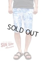 【 SUN SURF（サンサーフ） 】　ハワイアンプリントショーツ　PICTURE PRINT SHORTS　[ COCONUTTREE CLIMBER ]