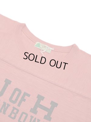 画像3: 【 SUN SURF（サンサーフ） 】　SLUB YARN FOOTBALL T-SHIRT [ RAINBOWS ] [ RED ] 【 メール便可 】 