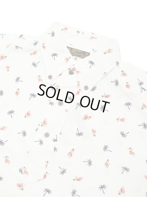 画像3: 【 SUN SURF（サンサーフ） 】　半袖ハワイアンポロシャツ　S/S HAWAIIAN POLO SHIRT　[ HULA & PALM TREE ]　[ COOLMAX ]