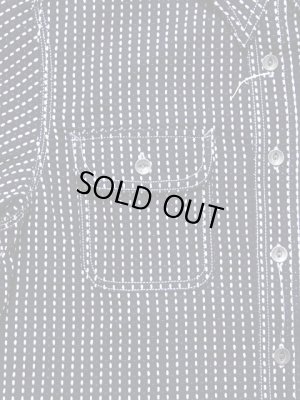 画像5: 【 SAMURAI JEANS（サムライジーンズ） 】  インディゴ刺し子ワークシャツ