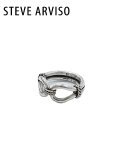 【 Steve Arviso（スティーブアルビソ） 】ホースウィスパラーリング [ NAVAJO JEWELRY ] [ 19号 ] 【 メール便可 】