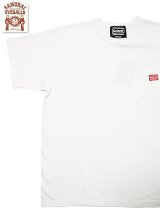【 SAMURAI JEANS（サムライジーンズ） 】　ポケット付きTシャツ　[ SAMURAI WORK CLOTHES ] [ WHITE ] 【 メール便可 】 