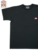【 SAMURAI JEANS（サムライジーンズ） 】　ポケット付きTシャツ　[ SAMURAI WORK CLOTHES ] [ BLACK ] 【 メール便可 】