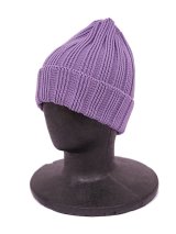 【 TONNY CAP（トニーキャップ） 】COTTON WATCH CAP [ PURPLE ] [ Made In Japan ] 【 メール便可 】