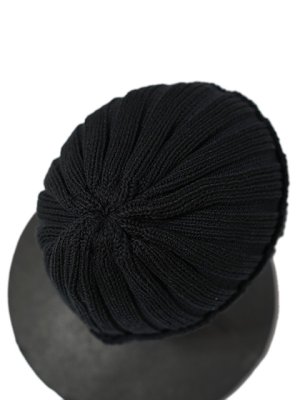 画像3: 【 TONNY CAP（トニーキャップ） 】COTTON WATCH CAP [ BLACK ] [ Made In Japan ] 【 メール便可 】