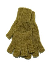 【 TONNY GLOVES（トニーグローブ） 】Fingerless Glove [ MUSTARD ] [ Made In Japan ] 【 メール便可 】