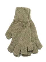 【 TONNY GLOVES（トニーグローブ） 】Fingerless Glove [ BEIGE ] [ Made In Japan ] 【 メール便可 】