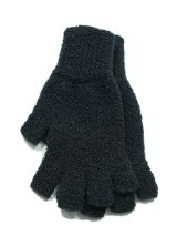 【 TONNY GLOVES（トニーグローブ） 】Fingerless Glove [ BLACK ] [ Made In Japan ] 【 メール便可 】