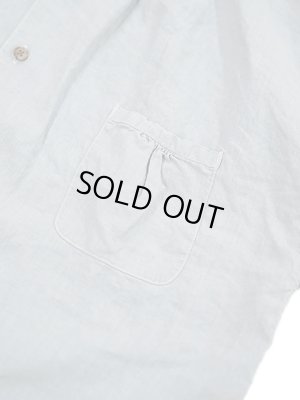 画像4: 【 The 2 Monkeys（ザ・ツーモンキーズ） 】　カンブレシャツ　[ Linen Cambrai Shirt ] [ Slate Blue ]