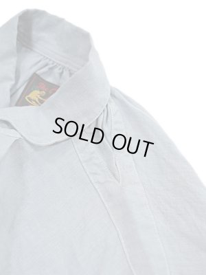 画像5: 【 The 2 Monkeys（ザ・ツーモンキーズ） 】　カンブレシャツ　[ Linen Cambrai Shirt ] [ Slate Blue ]