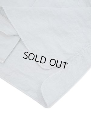 画像7: 【 The 2 Monkeys（ザ・ツーモンキーズ） 】　カンブレシャツ　[ Linen Cambrai Shirt ] [ Slate Blue ]