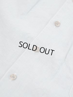 画像8: 【 The 2 Monkeys（ザ・ツーモンキーズ） 】　カンブレシャツ　[ Linen Cambrai Shirt ] [ Slate Blue ]